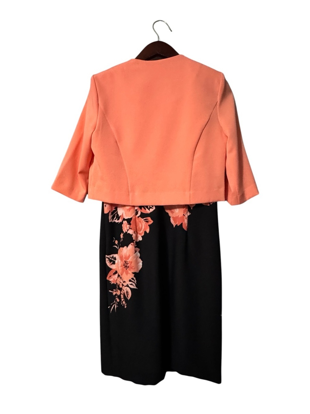 NWT Maya Brooke Coral Jacket Dress Set Size 6P - Picture 2 of 6